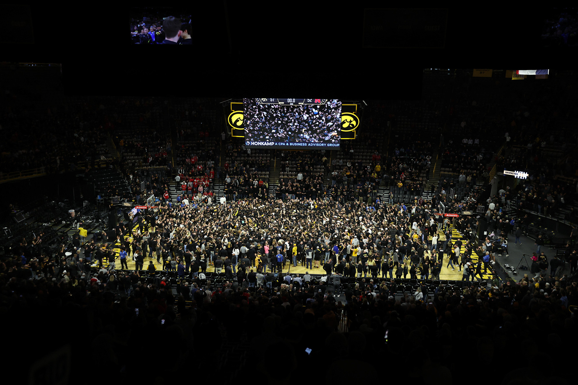 Iowa Upsets No. 9 Nebraska 57-52: Stirtz Leads Hawkeyes